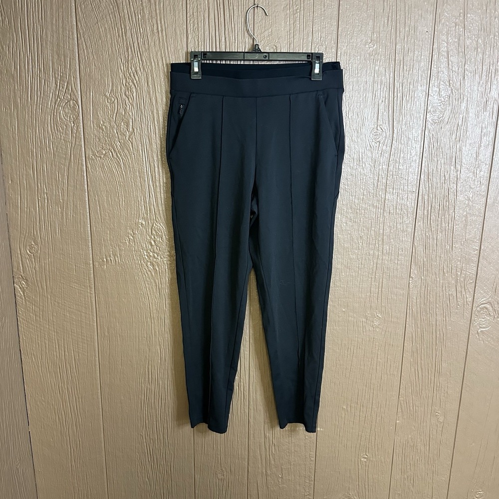 ATHLETA Venice Pintuck Pants Black Size S Womens Casual Activewear Work Pockets - Picture 1 of 6